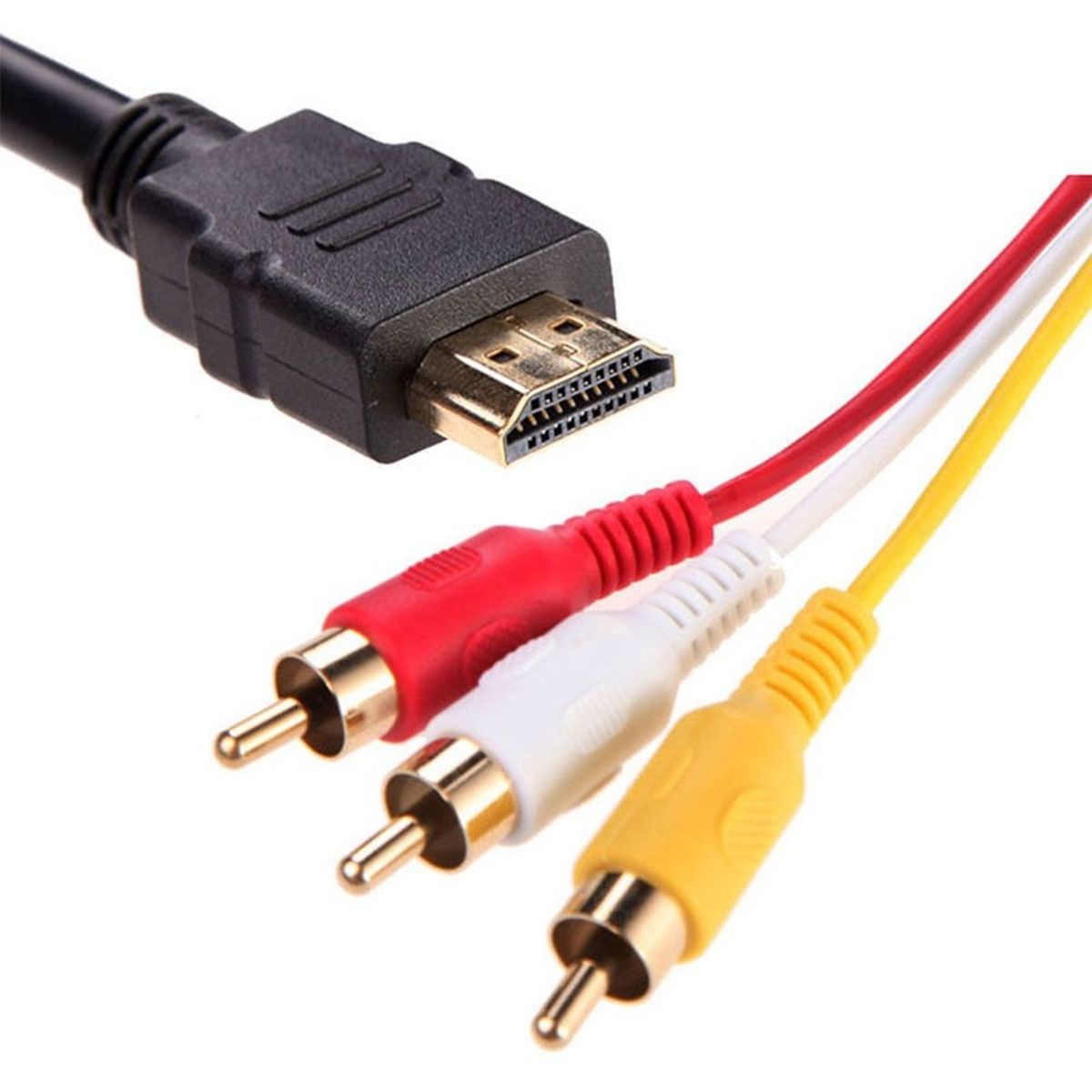 OEM - CABLE HDMI A 3 RCA DIGITAL AUDIO VIDEO MACHO 15 MTS