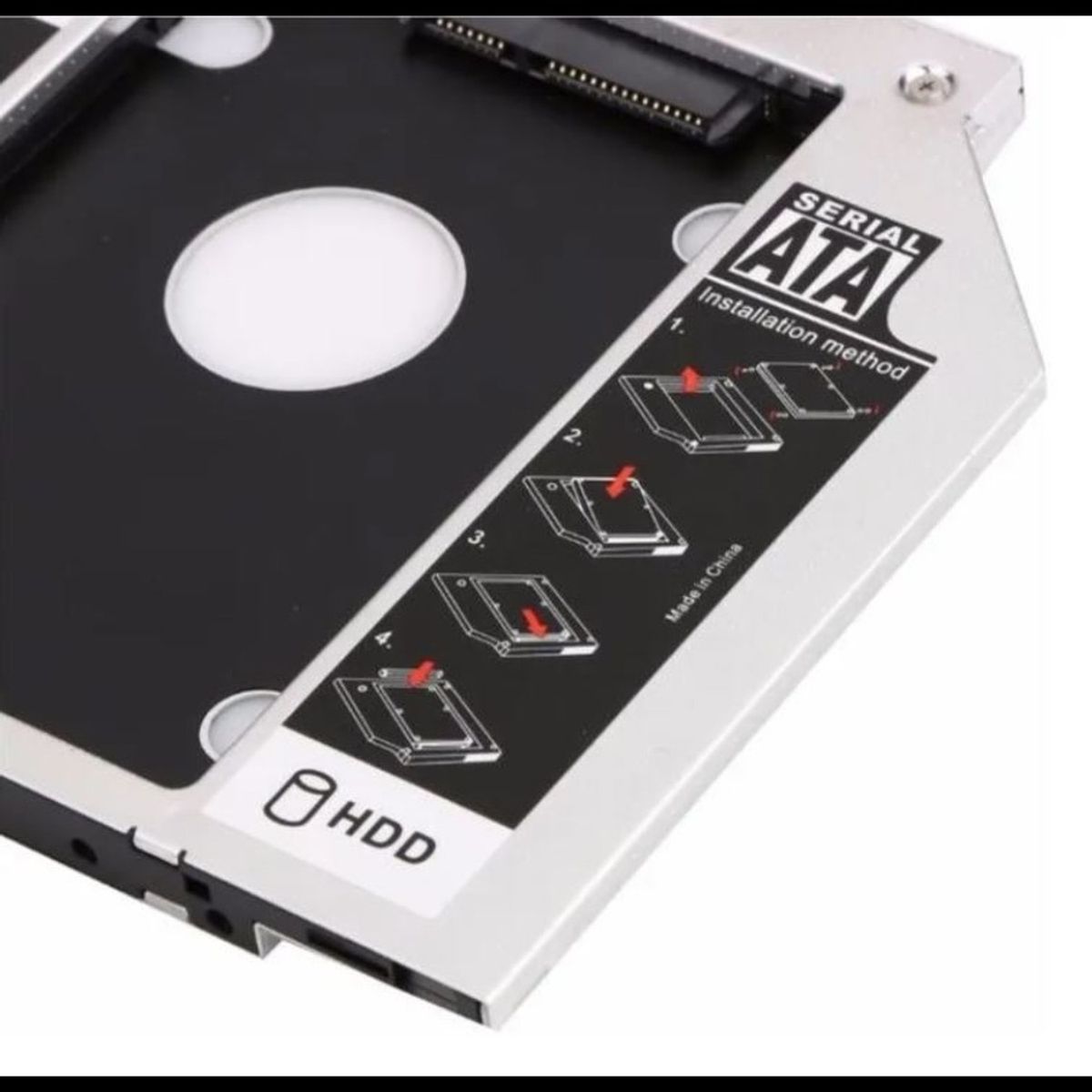 OEM - CADDY ADAPTADOR 127MM NOTEBOOK SATA HDD SSD.