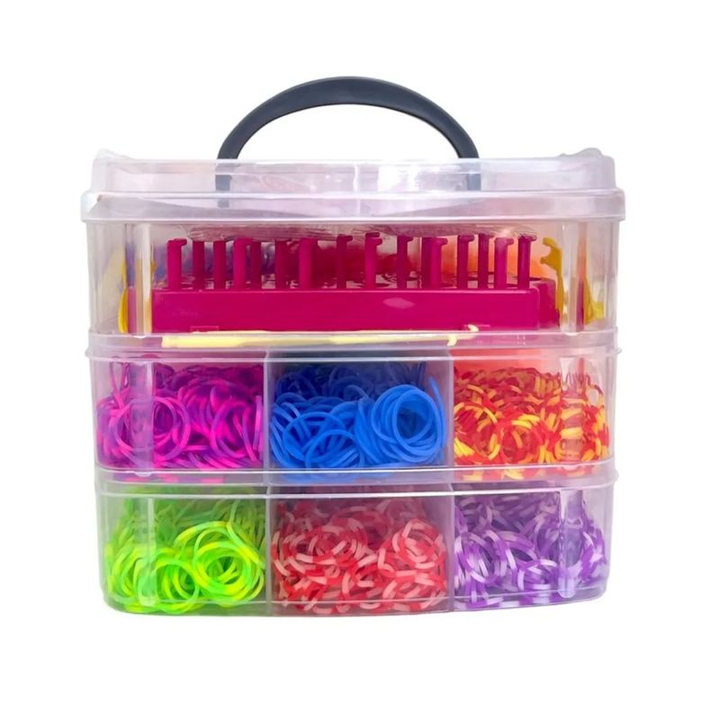 GENERICO - Set 4.500 Bandas Elasticas Para Pulseras