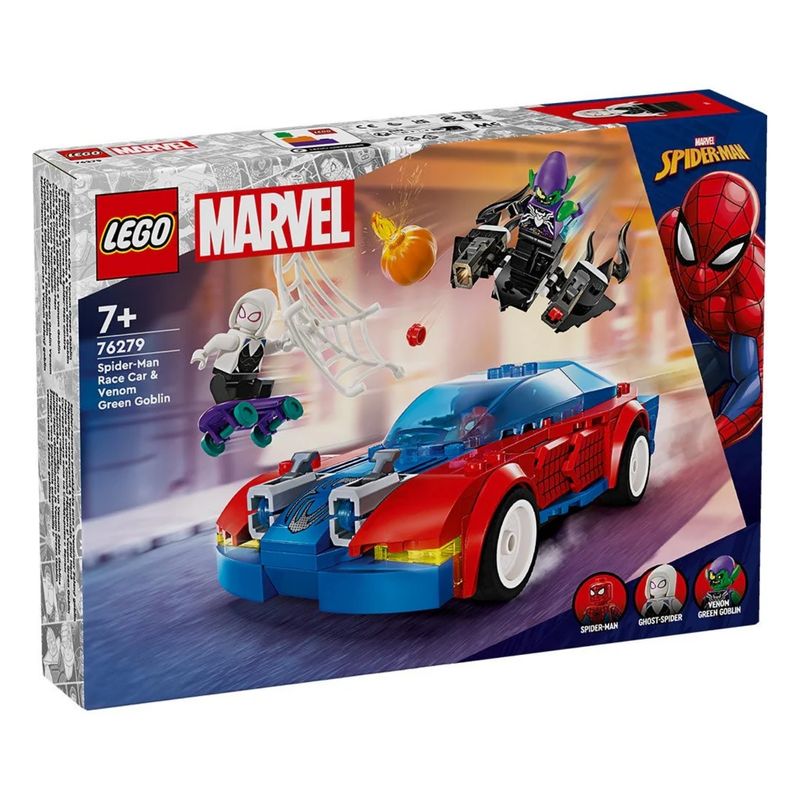 LEGO - Lego Auto de Spider-Man y Duende Verde Venomizado (76279)