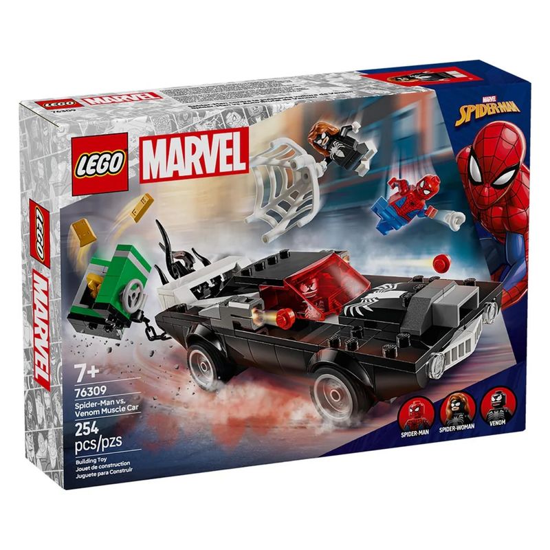 LEGO - Lego Spiderman Spider-Man vs Auto Brutal de Venom 76309