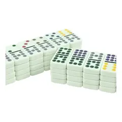 MOVI - Juego De Domino 91 Pz Doble 12 Profesional Para 12 Jugadores