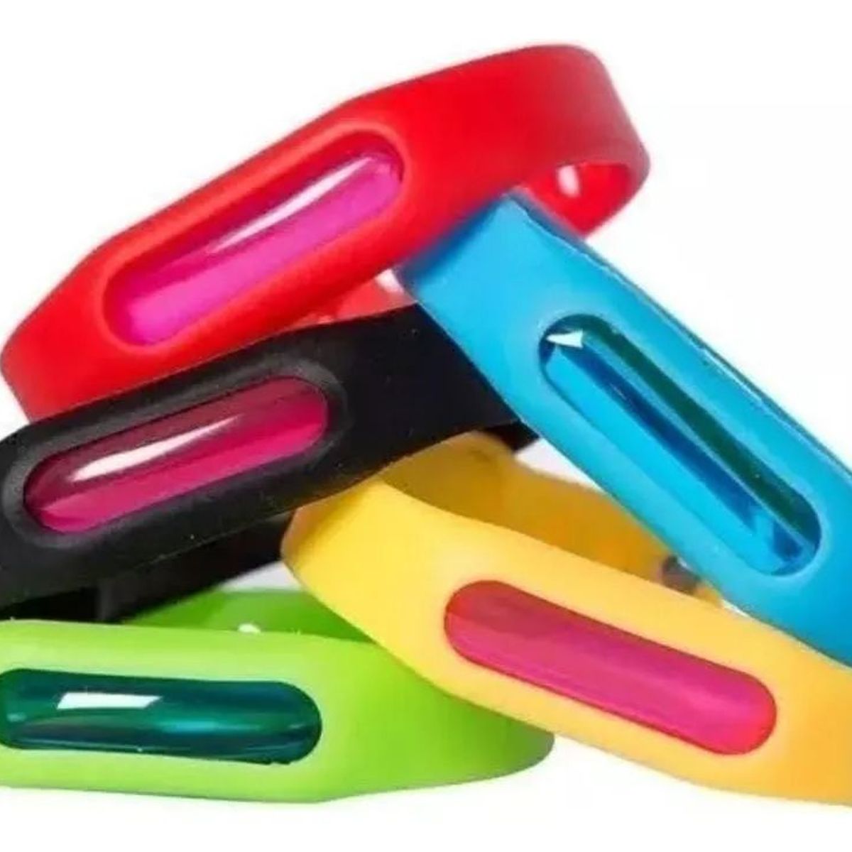 MOVI - Set de 4 Pulseras Repelente Anti Mosquitos, Anti Insectos.