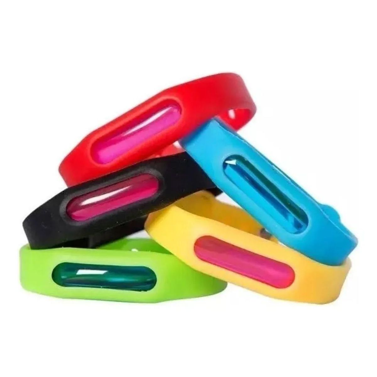 MOVI - Set de 4 Pulseras Repelente Anti Mosquitos, Anti Insectos.