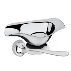 TRAMONTINA - Kit para Salsas Service de Acero Inoxidable 2 Piezas