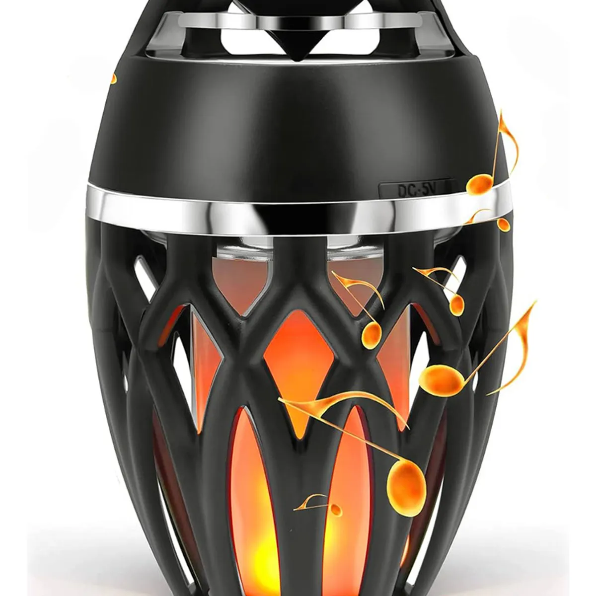 GENERICO - Altavoz Bluetooth Con Luz De Llama LED Inalámbrico Portátil