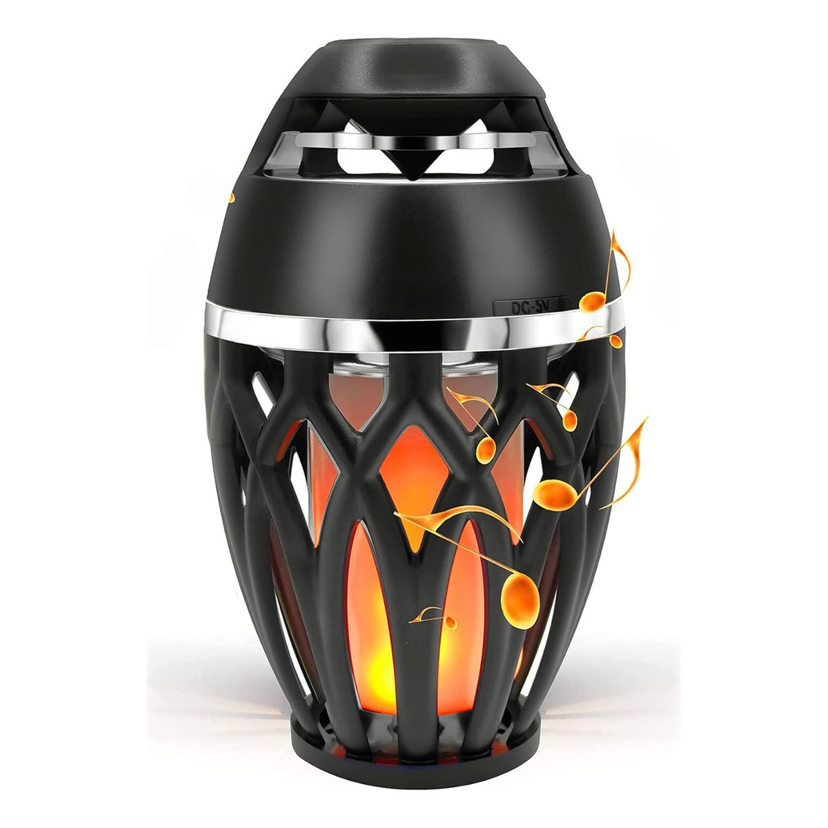 GENERICO - Altavoz Bluetooth Con Luz De Llama LED Inalámbrico Portátil