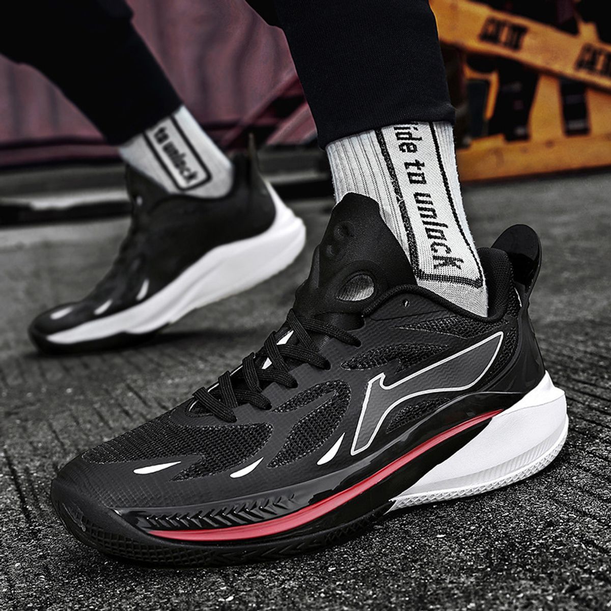 DANWEILE - Zapatillas de baloncesto para estudiantes para hombre