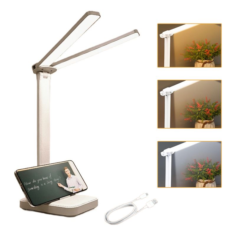 GENERICO - Plegable Led Lámparas De Mesa Usb Regulable Recargable