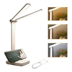 GENERICO - Plegable Led Lámparas De Mesa Usb Regulable Recargable