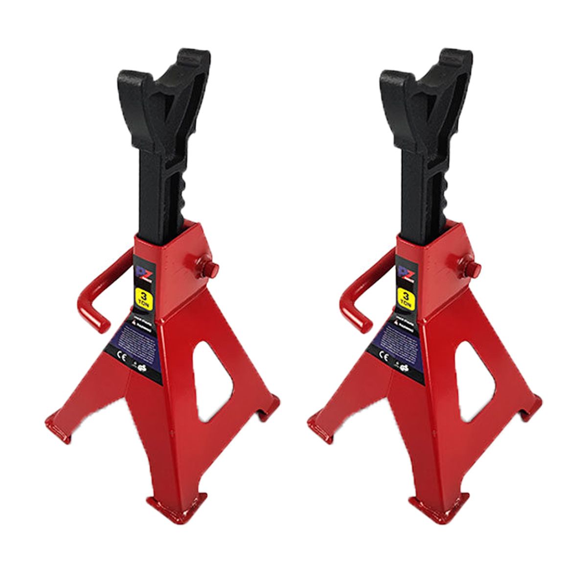 GENERICO - Soporte De Gato De Coche-3T Soporte De Seguridad 2 Piezas