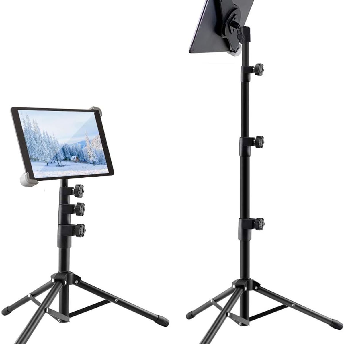 GENERICO - Trípode Soporte Para iPad Tablet Celular Ajustable 45-145cm