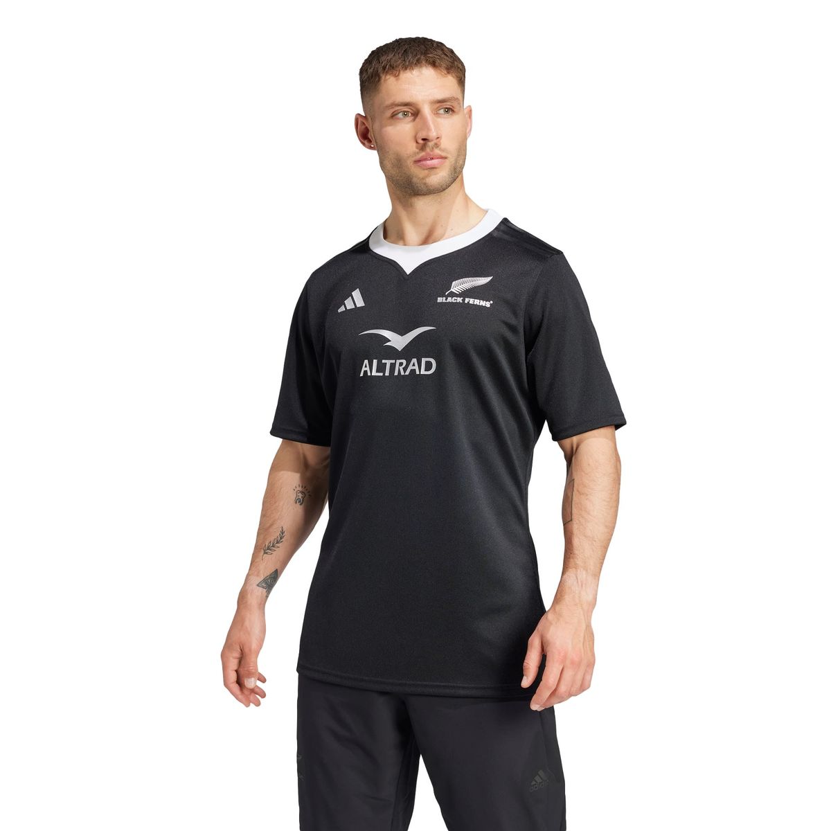 ADIDAS - Camiseta Local Rugby Black Ferns
