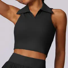 TIOZONEY - Peto deportivo Mujer-Negro