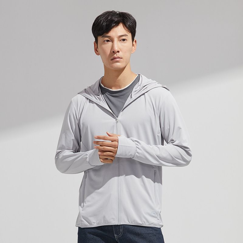EDWINAYY - Chaqueta Deportiva Largo Ropa Con Viento Protección Solar