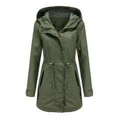 RURUTOTO - Chaqueta larga Mujer Beige.
