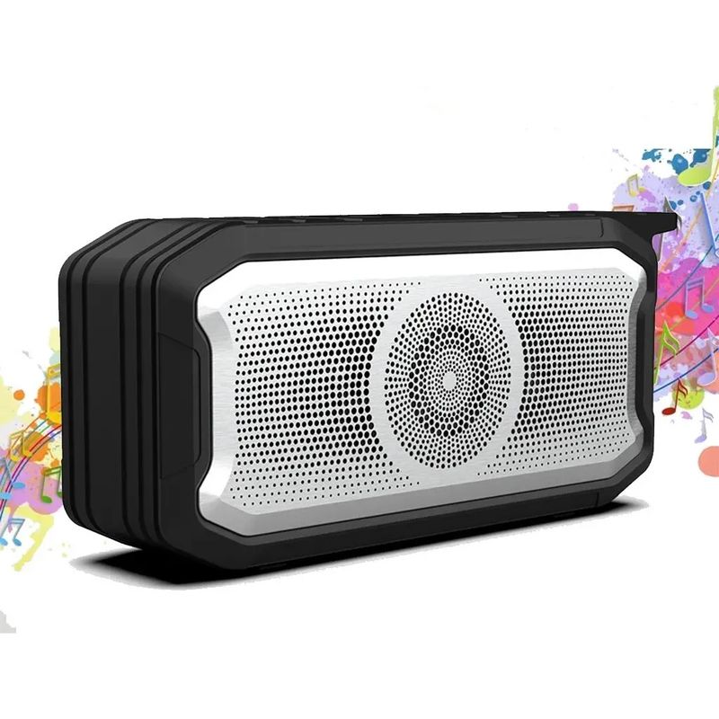 CASTLEN - Parlante Bluetooth Sound Inalámbrico USB IPX7 Portátil Negro