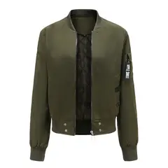 RURUTOTO - Chaqueta Bomber Mujer Negro.