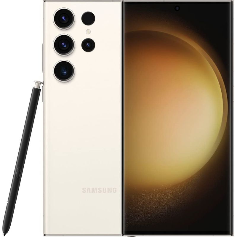 SAMSUNG - SAMSUNG Galaxy S23 Ultra 5G Cream 256GB Reacondicionado