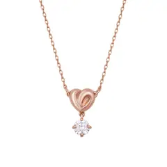 SWAROVSKI - Lifelong Heart Crystal Pendant Necklace - White