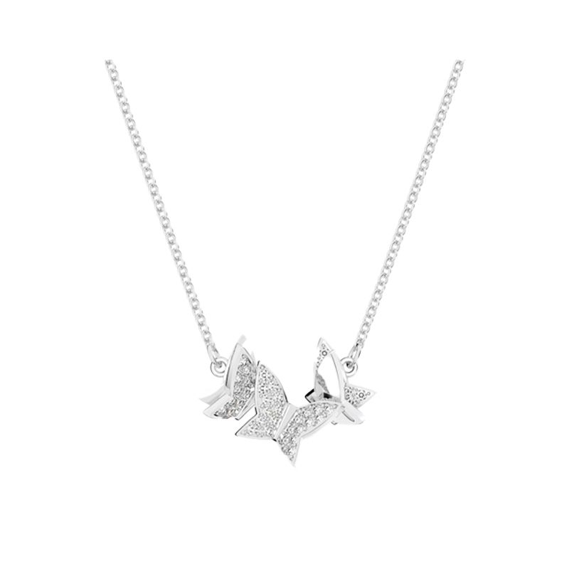 SWAROVSKI - Swarovski Lilia Butterfly Pendant Necklace  - White