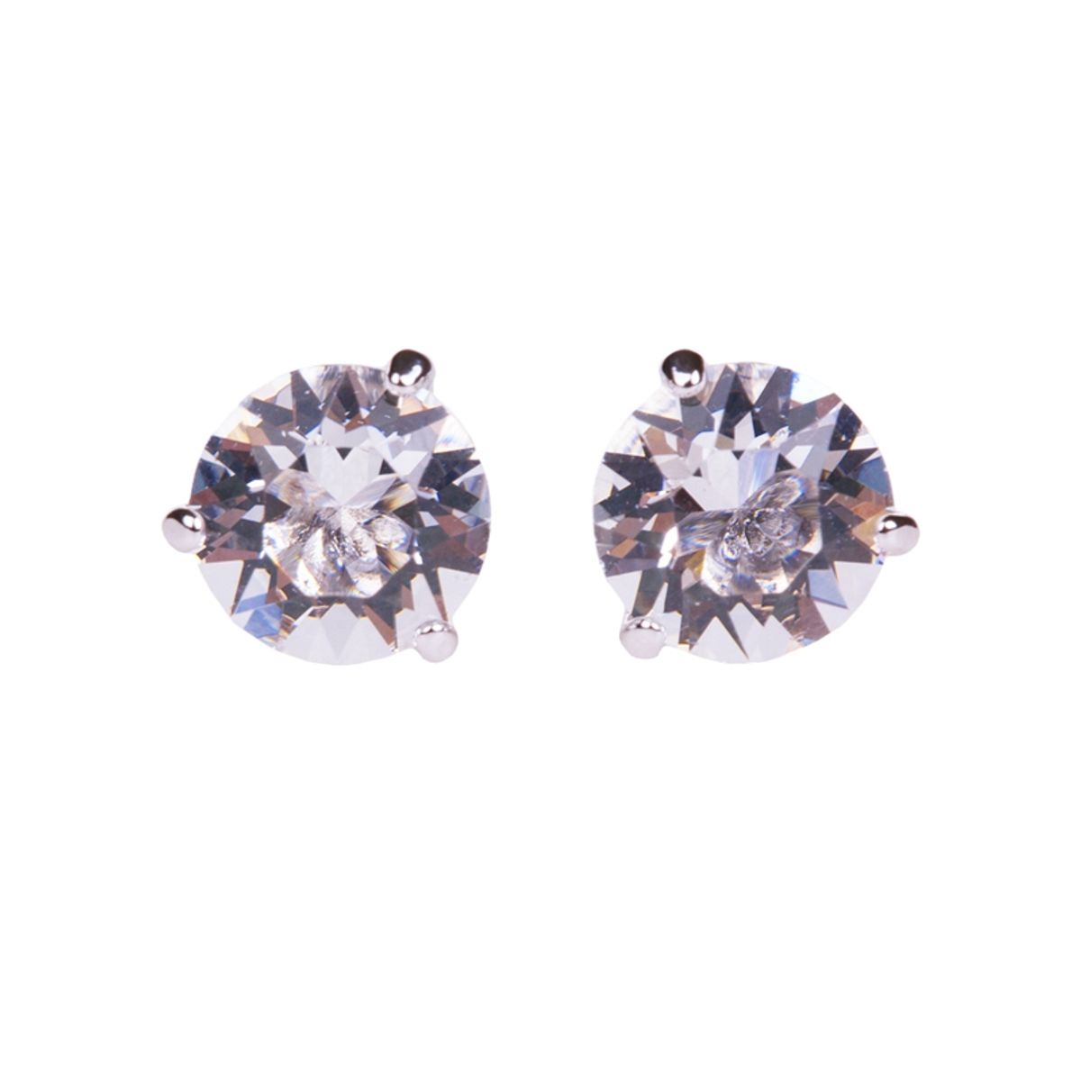 SWAROVSKI - Swarovski Pendientes Sweet Love de estrellas brillantes Solitaire - Chapado en rodio