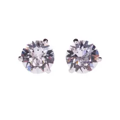 SWAROVSKI - Pendientes Sweet Love de estrellas brillantes Solitaire - Chapado en rodio