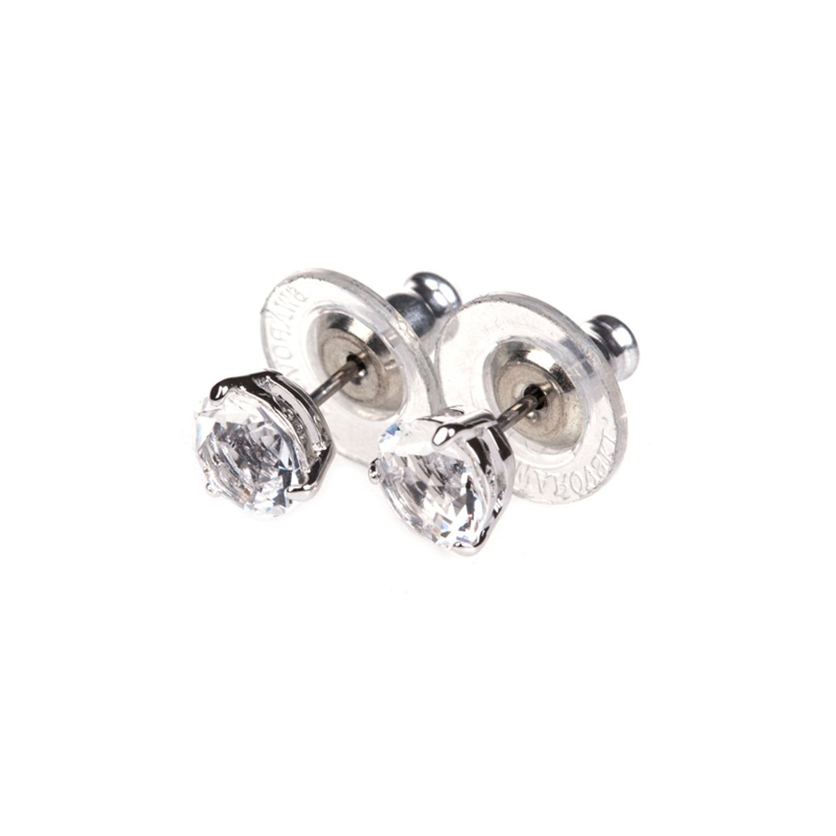SWAROVSKI - Swarovski Pendientes Sweet Love de estrellas brillantes Solitaire - Chapado en rodio