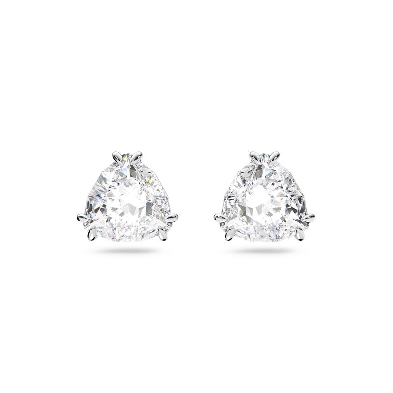 SWAROVSKI - Swarovski Millenia Triple Rhombus Stud Earrings  - Rhodium-Plated