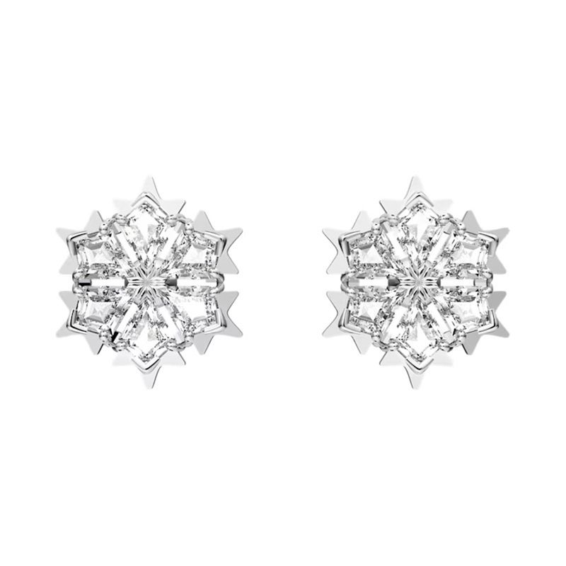 SWAROVSKI - Swarovski Magic Snowflake Crystal Earrings  - White