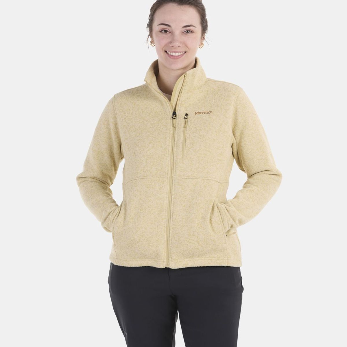 MARMOT - Polar Mujer W Drop Line Jacket Beige Marmot