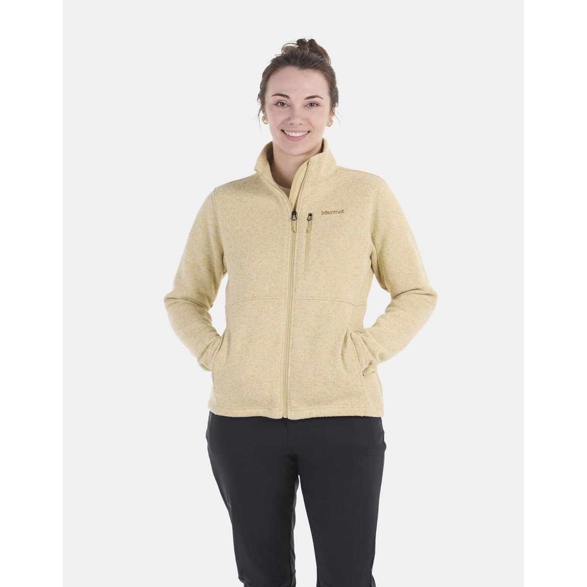 MARMOT - Polar Mujer W Drop Line Jacket Beige Marmot