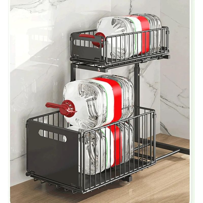 GENERICO - Organizador De Baño Estante Cocina Lavaplatos Deslizante