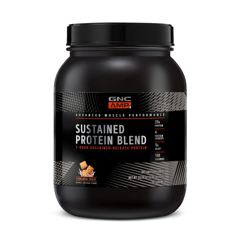 GNC - GNC AMP SUSTAINED PROTEIN CANELA, 28 SERVIDAS