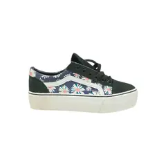 HERIEL - Zapatilla Negra Print Plataforma