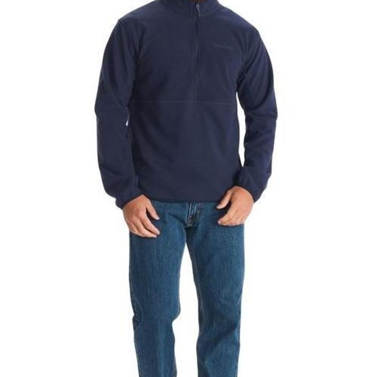 MARMOT - Polar Hombre Marmot Rocklin 1/2 Zip Azul Marino
