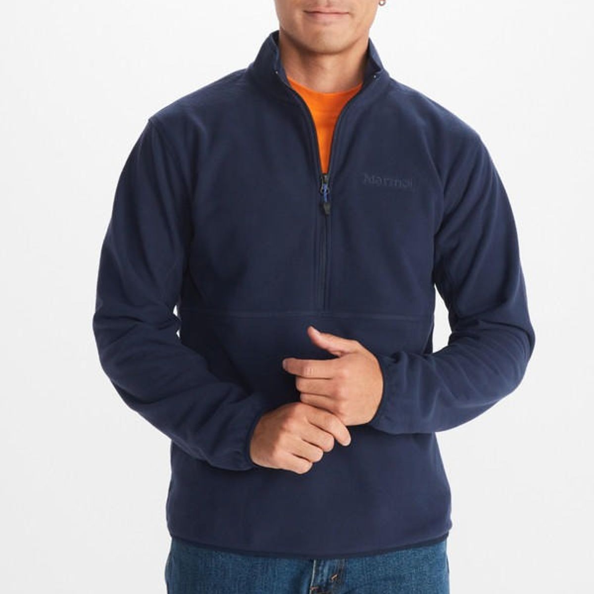 MARMOT - Polar Hombre Marmot Rocklin 1/2 Zip Azul Marino