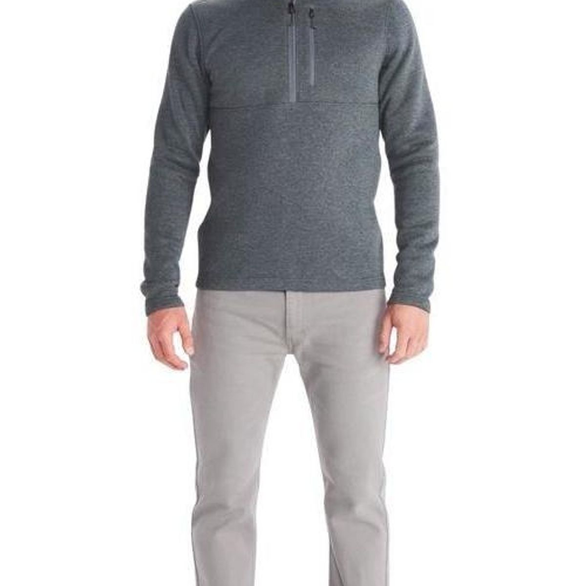 MARMOT - Polar Hombre Marmot Drop Line 1/2 Zip Gris