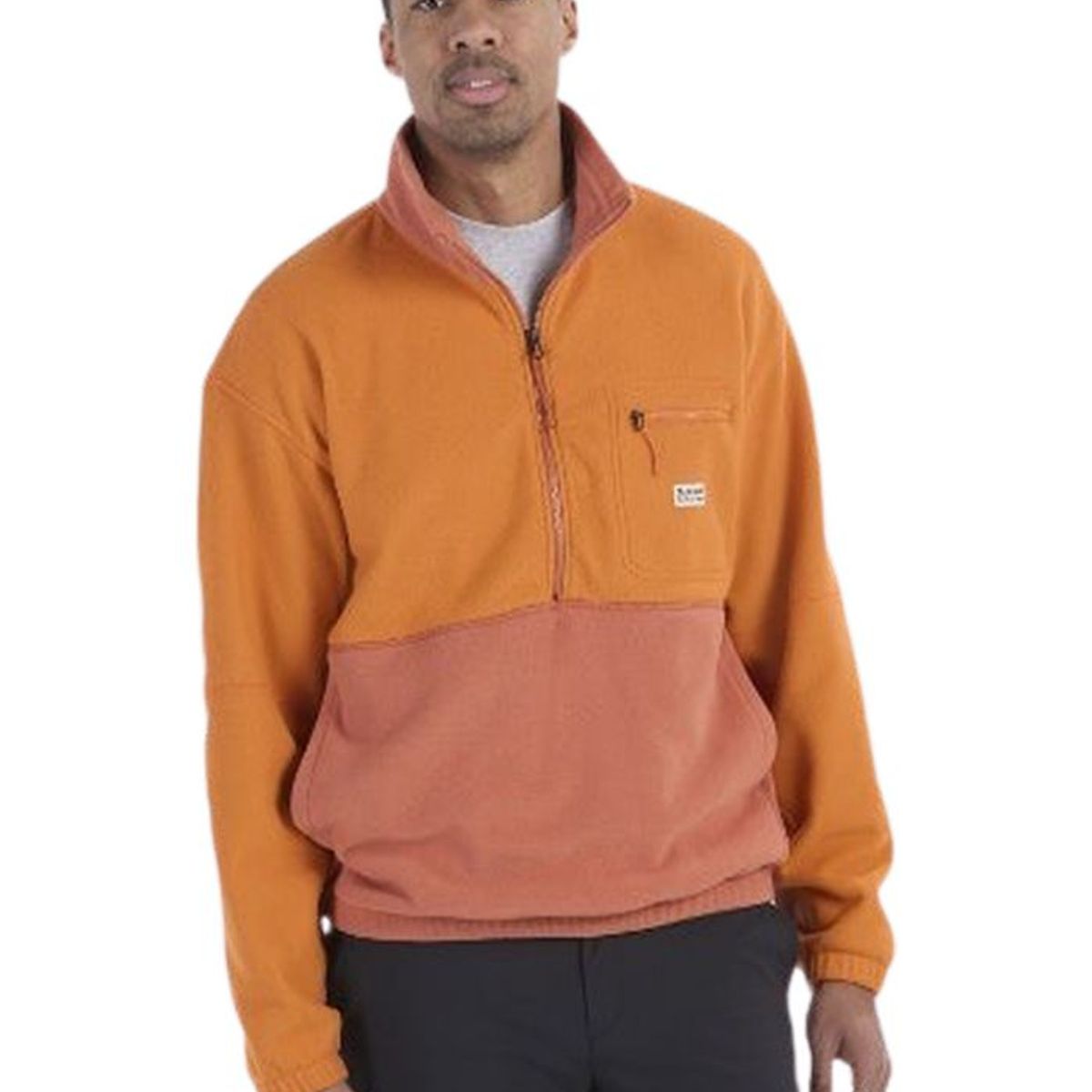 MARMOT - Polar Hombre Marmot Retro Rocklin Half Zip Naranja
