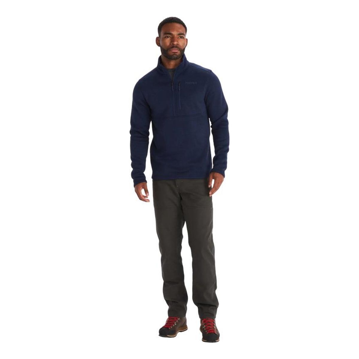 MARMOT - Polar Hombre Marmot Drop Line 1/2 Zip Azul