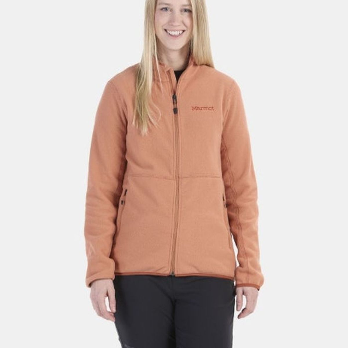 MARMOT - Polar Mujer Marmot W Rocklin Full Zip Jacket Coral