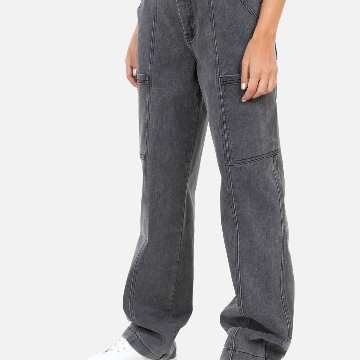 RIP CURL - Pantalon Jeans Tide Negro Mujer Rip Curl - Negro