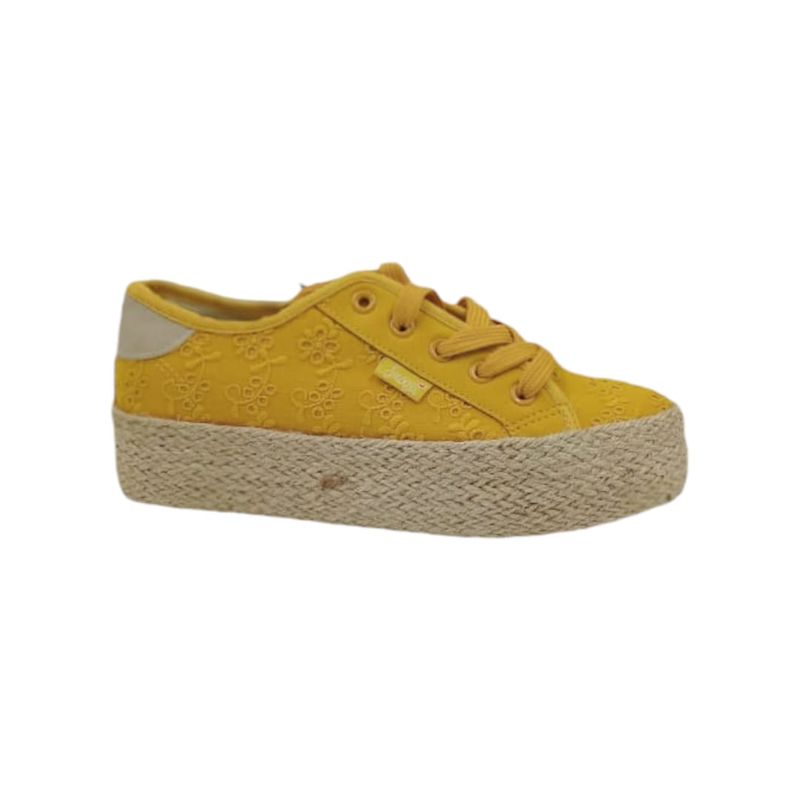 HERIEL - Zapatilla Amarilla Plataforma Mujer