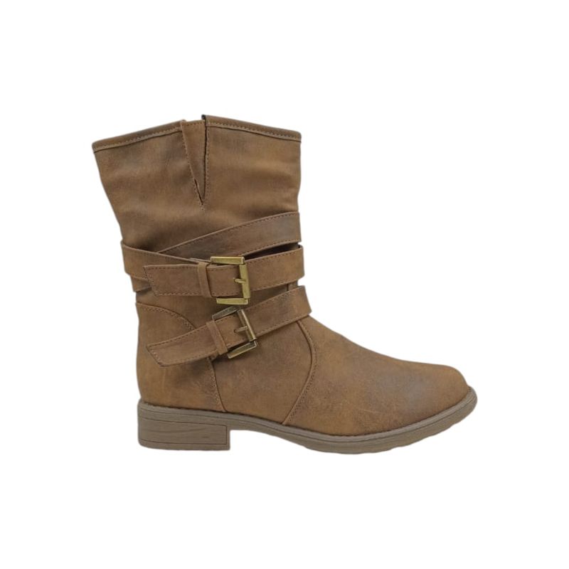 HERIEL - Bota Café Taco Bajo Mujer