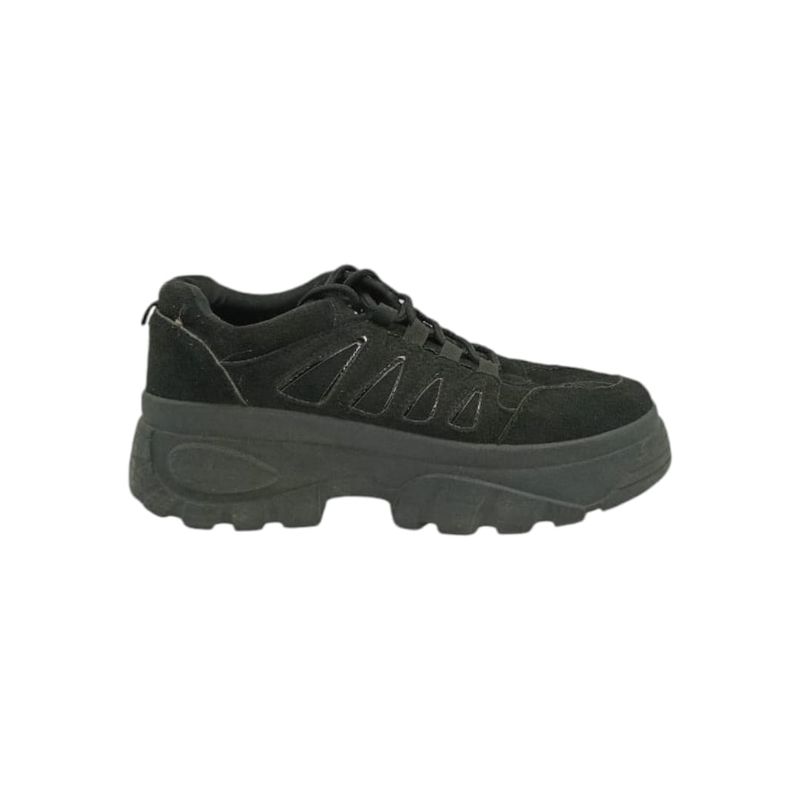 HERIEL - Zapatilla Negra Plataforma Mujer