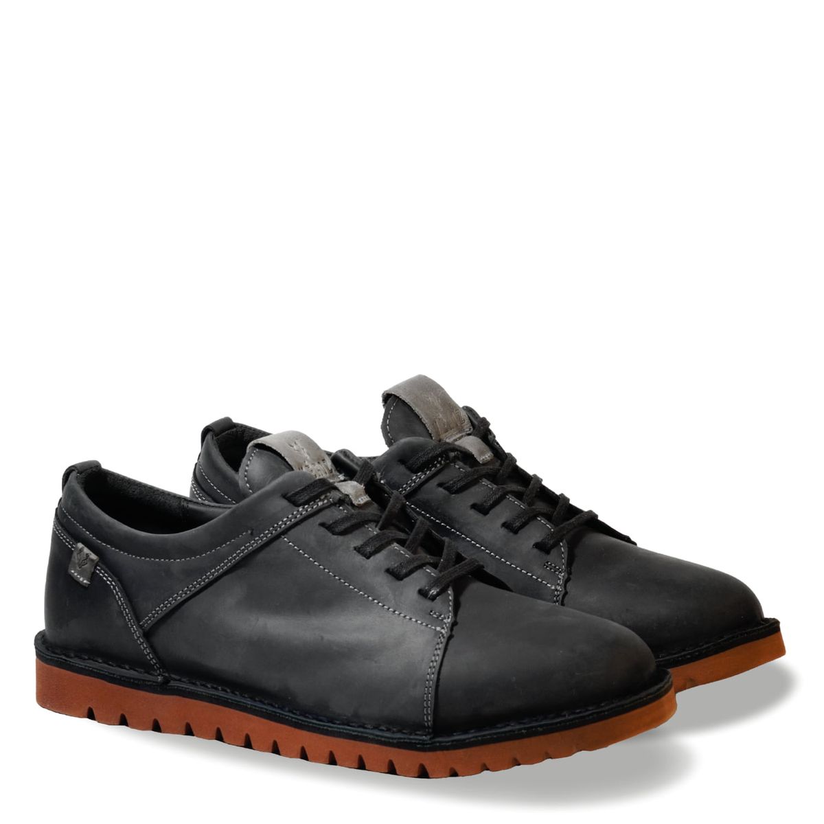 VEROZ - Zapato Hombre De Cuero Milenio Negro Véroz