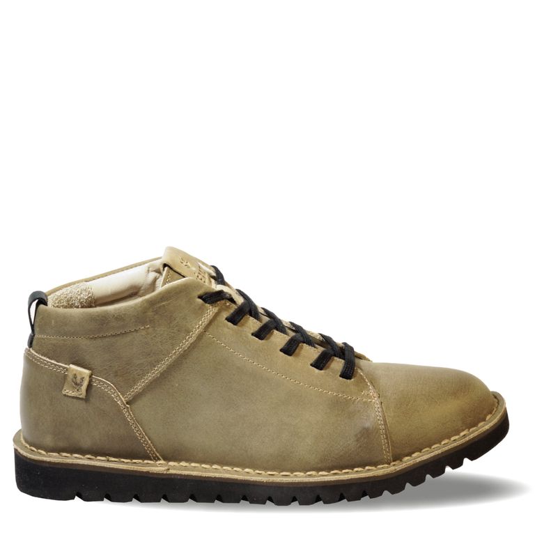 Zapato Hombre De Cuero Milenio Mid Verde Véroz