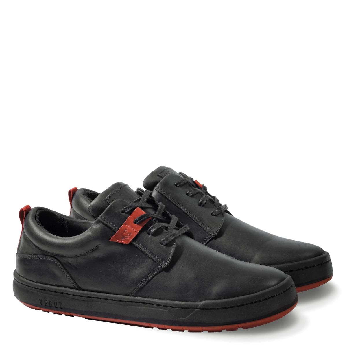 VEROZ - Zapatilla Hombre De Cuero Russky Negro Véroz