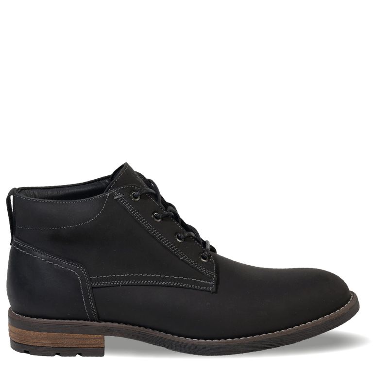 Botin Hombre De Cuero Torri Negro Veroz Negro 40