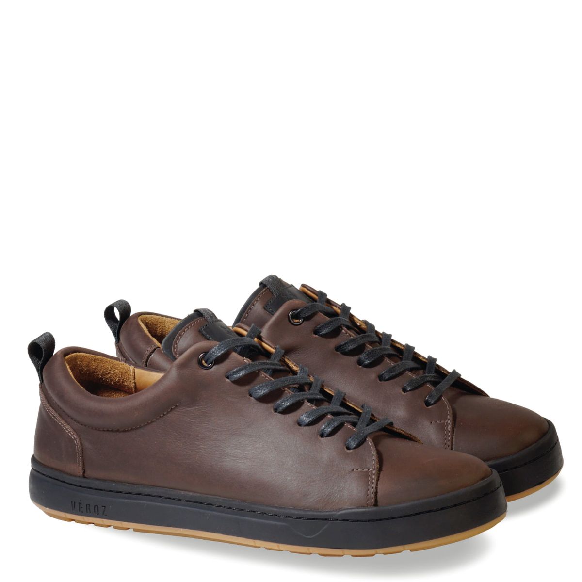 VEROZ - Zapatilla Hombre De Cuero Rialto Chocolate Véroz